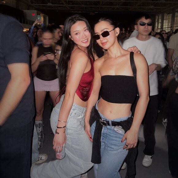 EDIKTED Hara Fringed Crisscross Backless Top - Picture 2 of 2